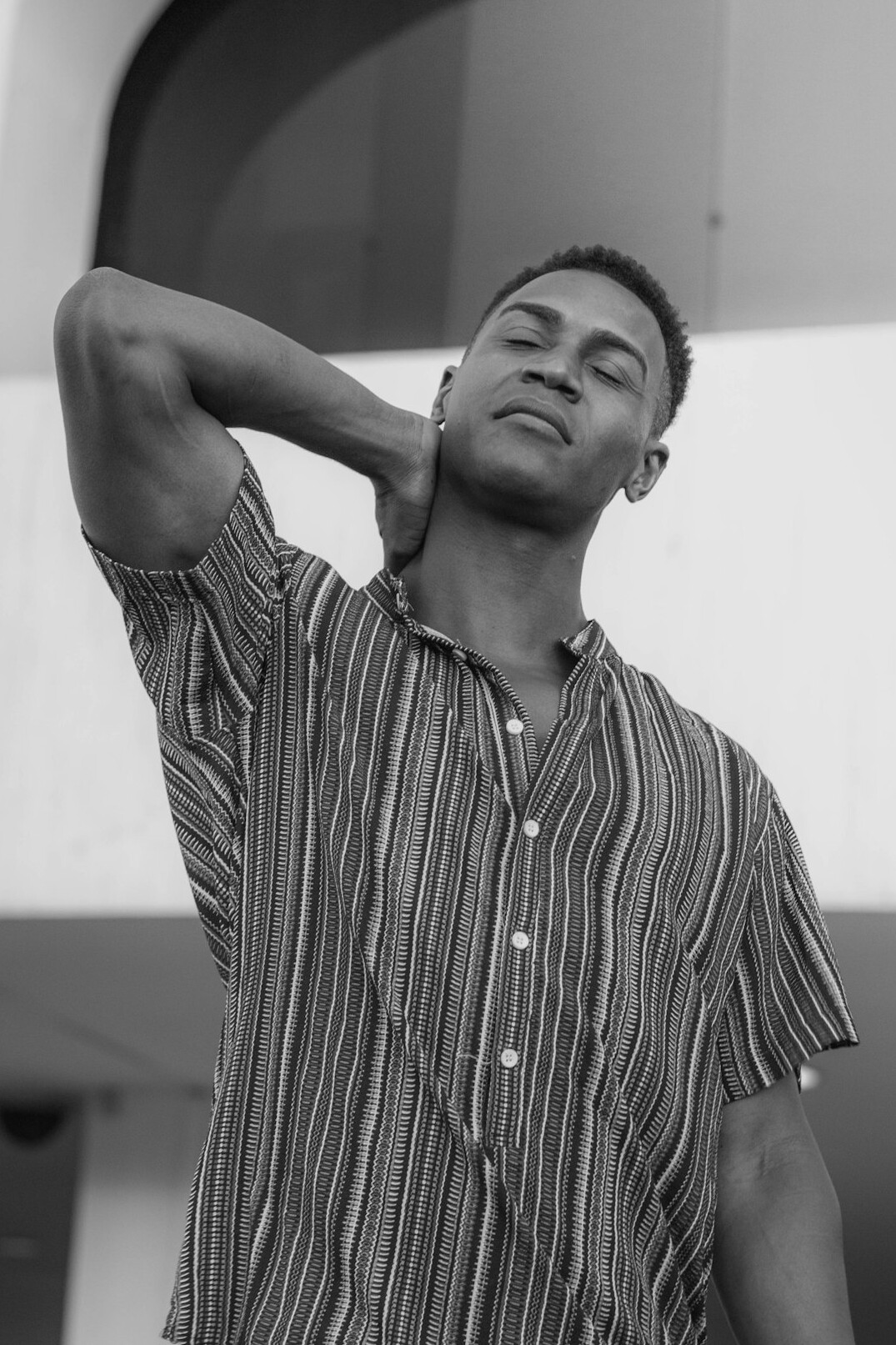 Portrait of a smiling man in a shirt